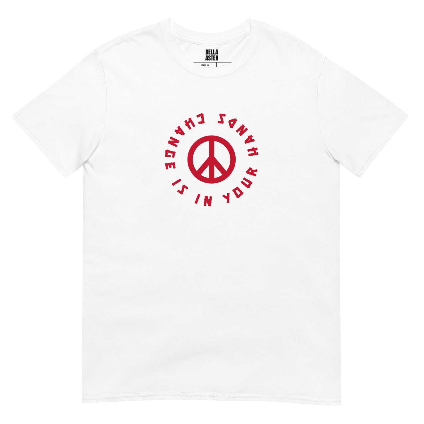 Change is in your hands, Peace Unisex Tee