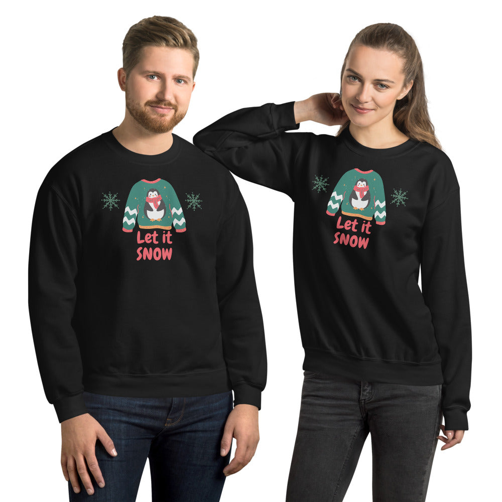 Let It Snow Unisex Ugly Sweatshirt