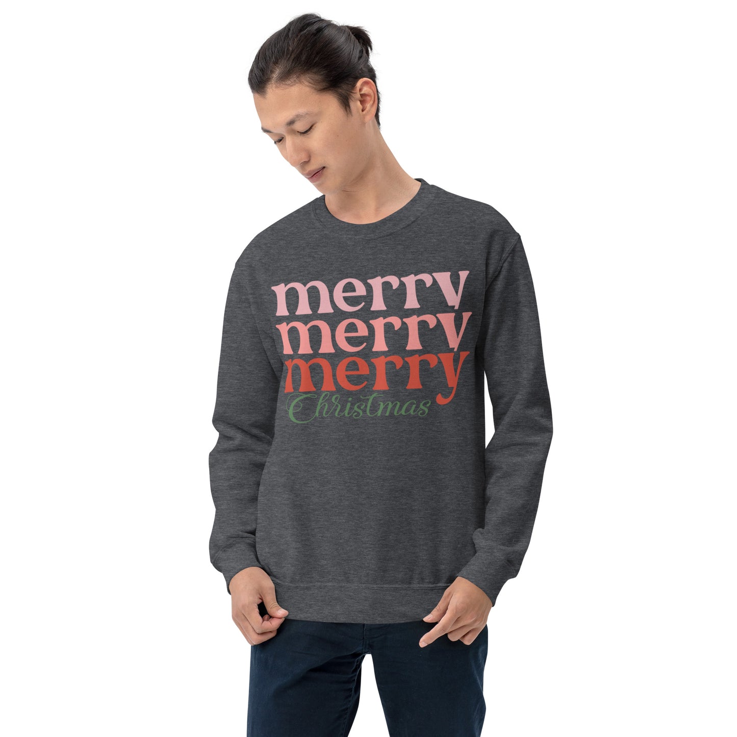 Merry Merry Merry Christmas Unisex Sweatshirt