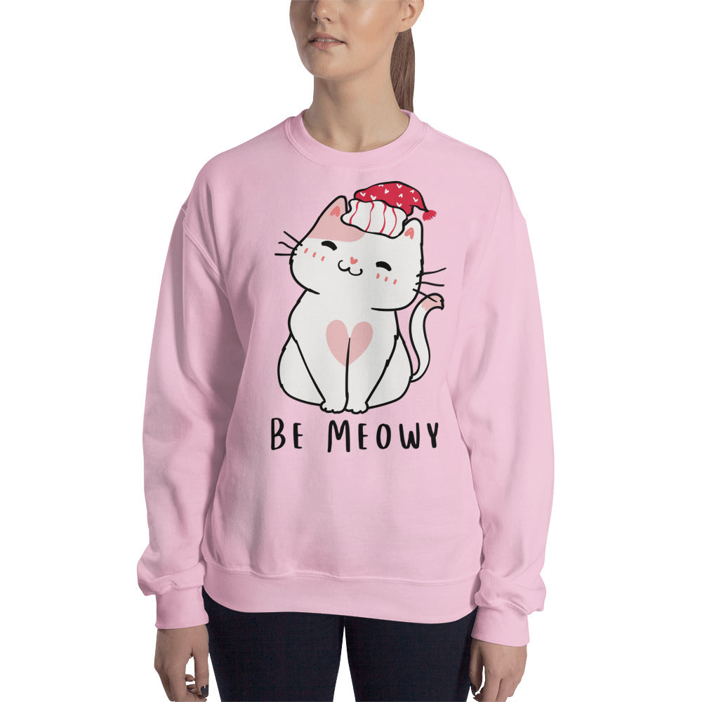 Be Meowy Christmas Unisex Sweatshirt