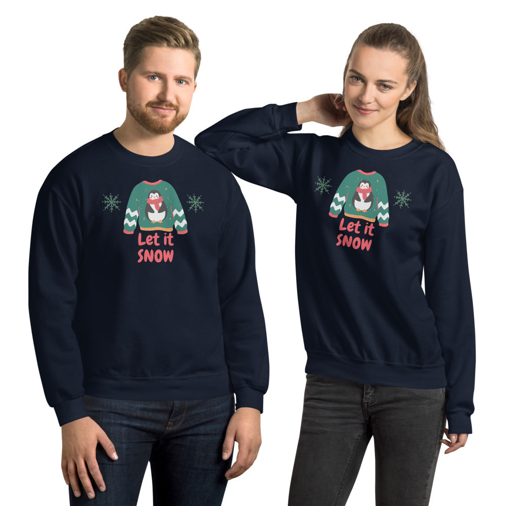 Let It Snow Unisex Ugly Sweatshirt
