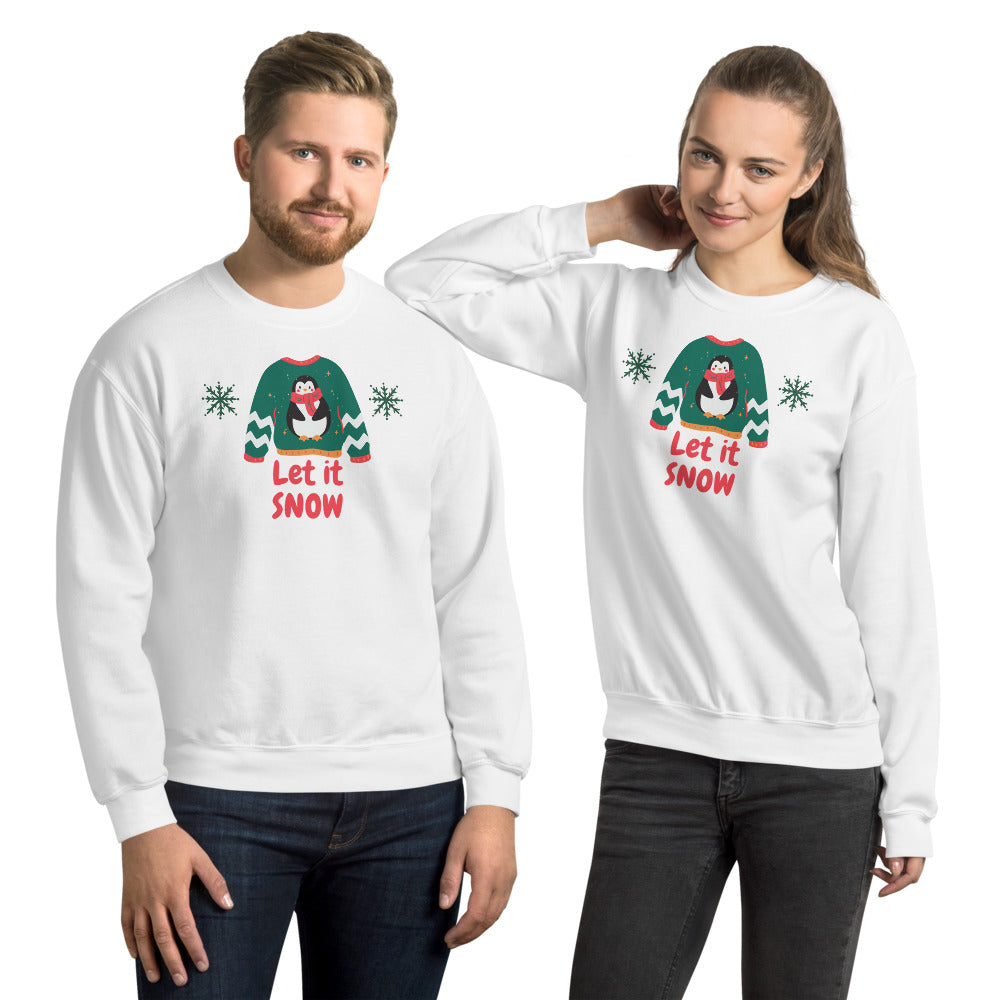 Let It Snow Unisex Ugly Sweatshirt