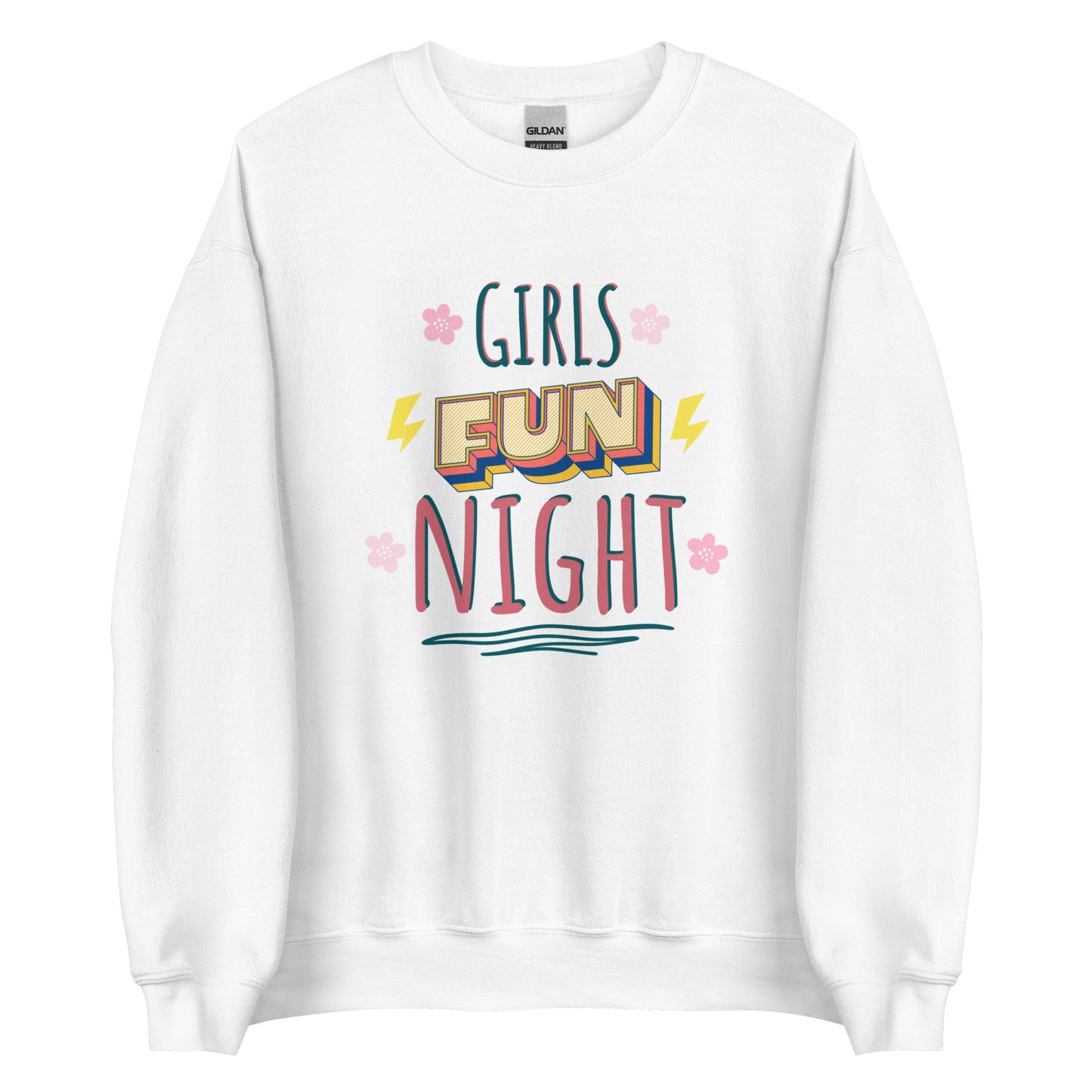 Girls Fun Night Graphic Sweatshirt