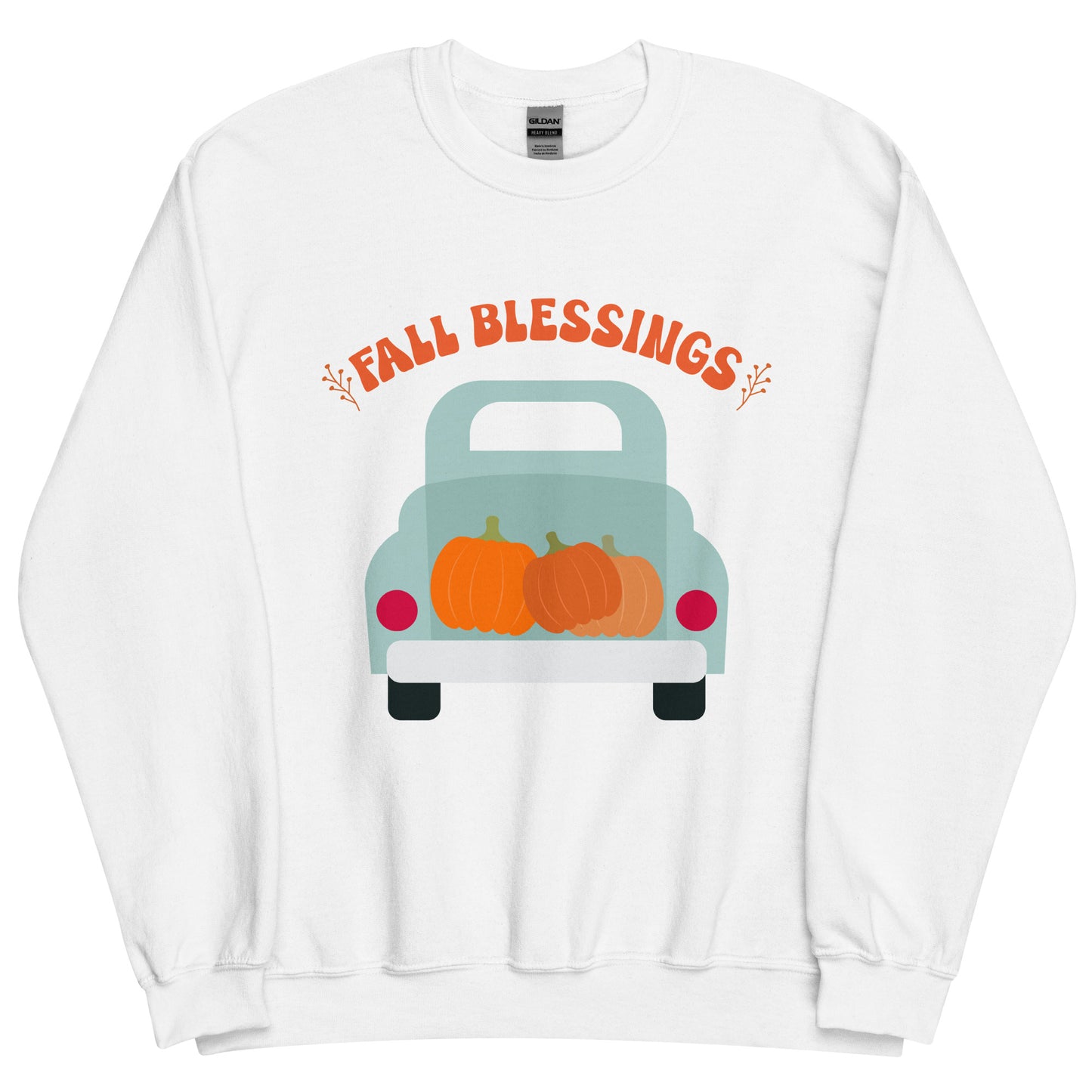 Fall Blessings In A Truck Sweatshirt