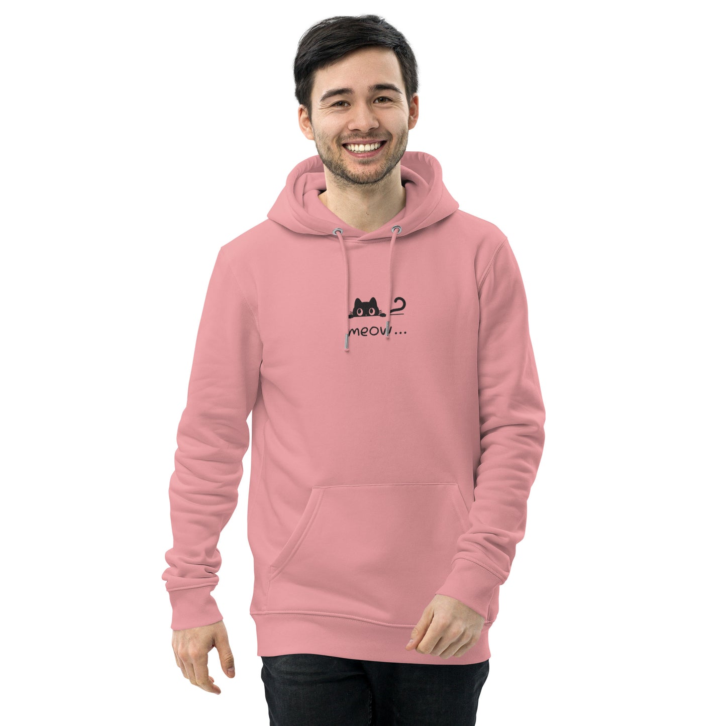Black Cat Unisex Essential Eco Hoodie