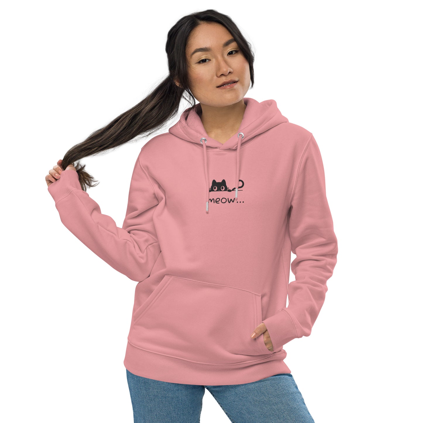 Black Cat Unisex Essential Eco Hoodie