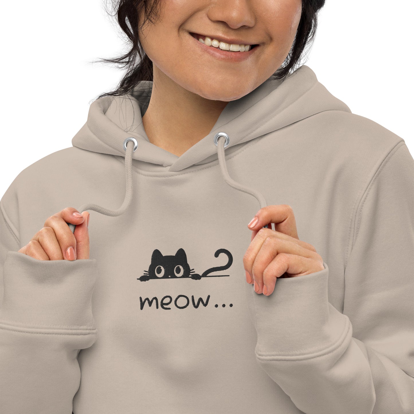 Black Cat Unisex Essential Eco Hoodie