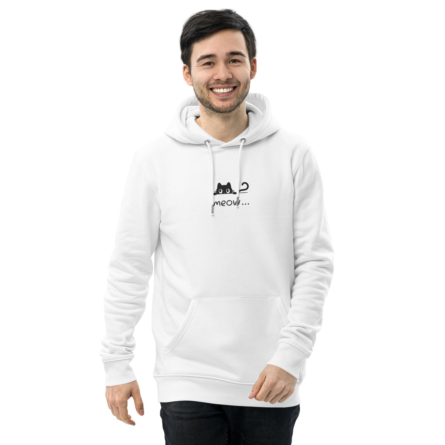 Black Cat Unisex Essential Eco Hoodie