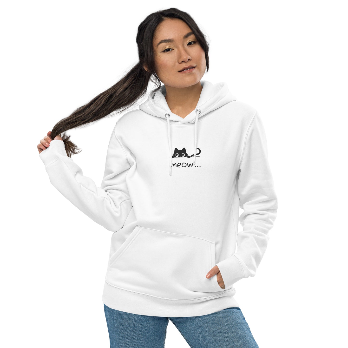 Black Cat Unisex Essential Eco Hoodie