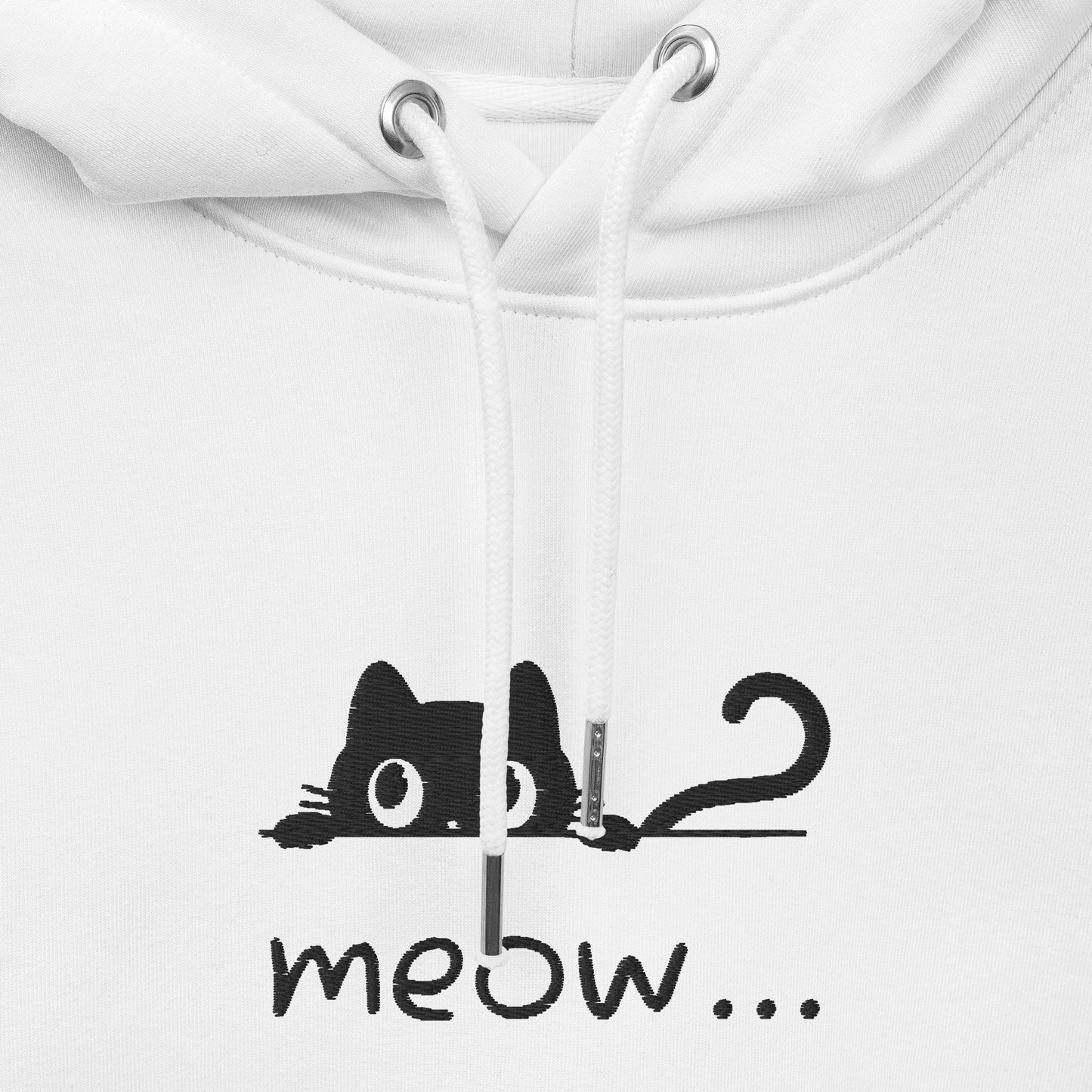 Black Cat Unisex Essential Eco Hoodie
