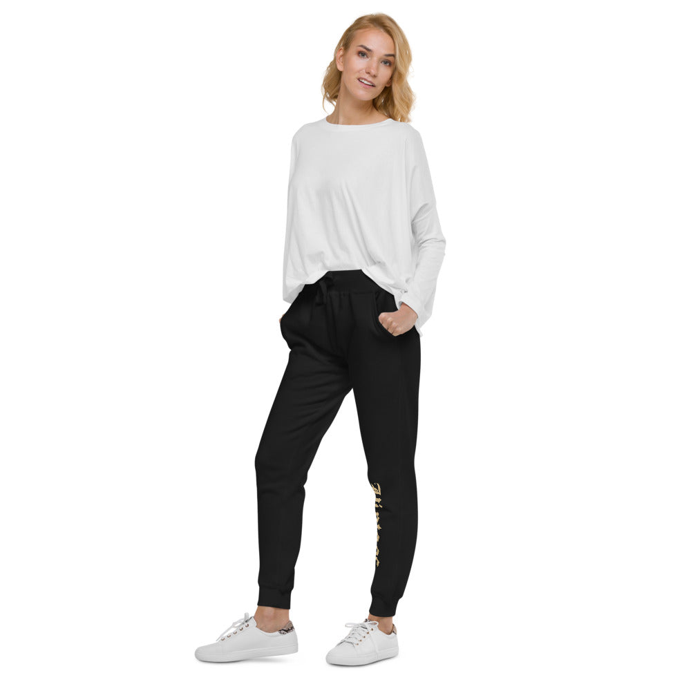 Unisex Graphic Fleece Sweatpants - Vintage