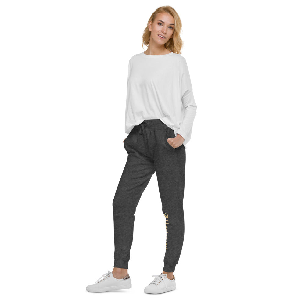 Unisex Graphic Fleece Sweatpants - Vintage