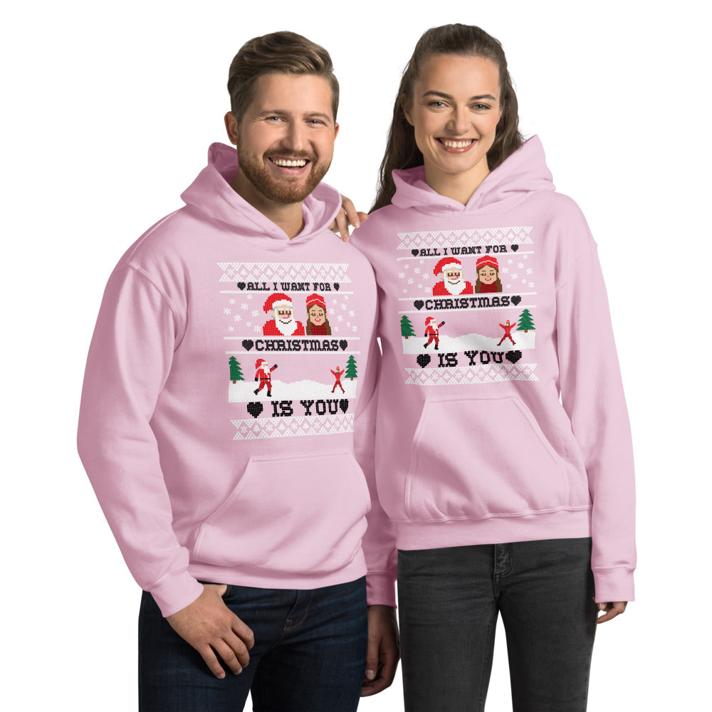 All I Want For Christmas Is You Couple Ugly Hoodie