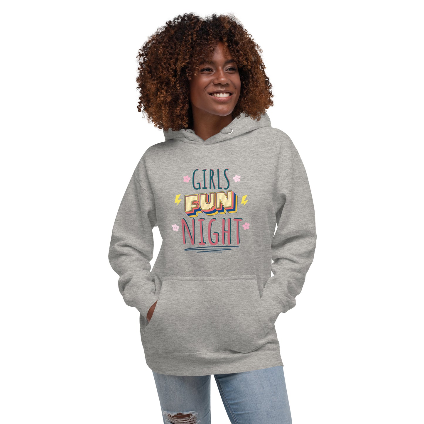 Girls Fun Night Graphic Hoodie