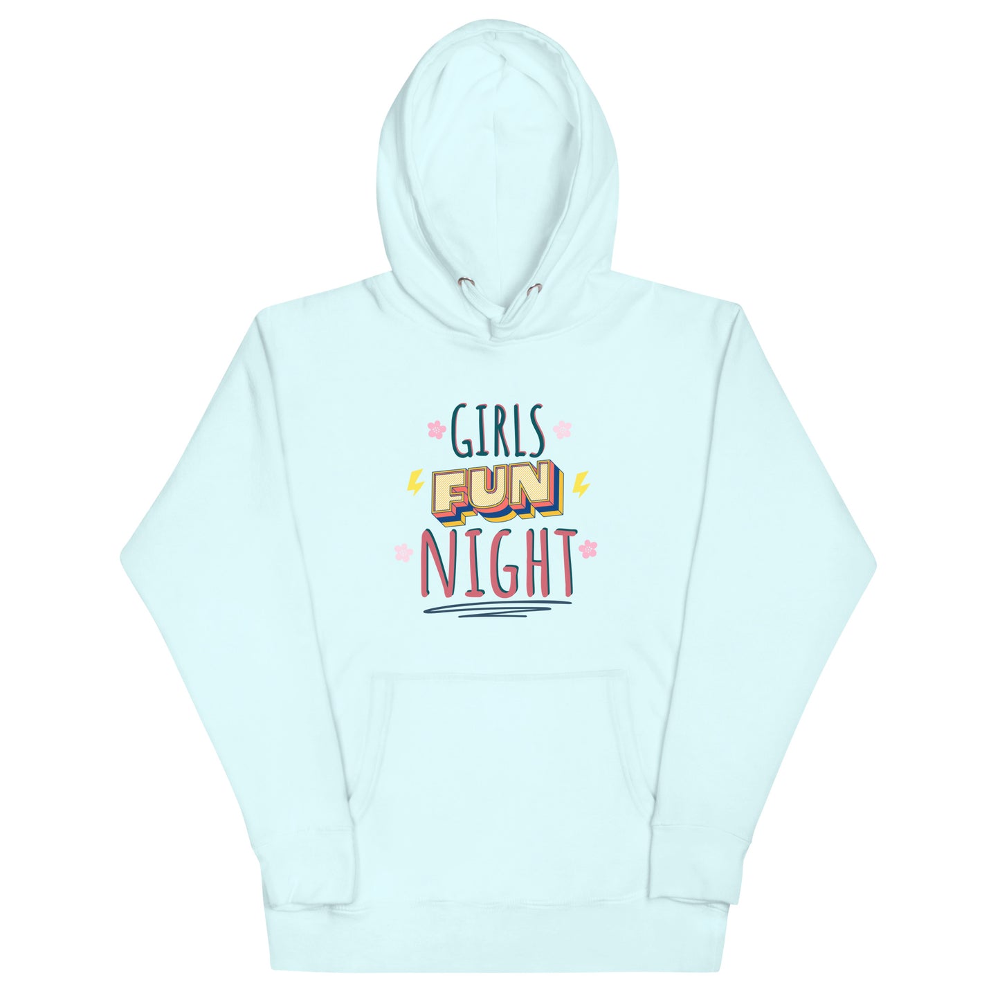 Girls Fun Night Graphic Hoodie