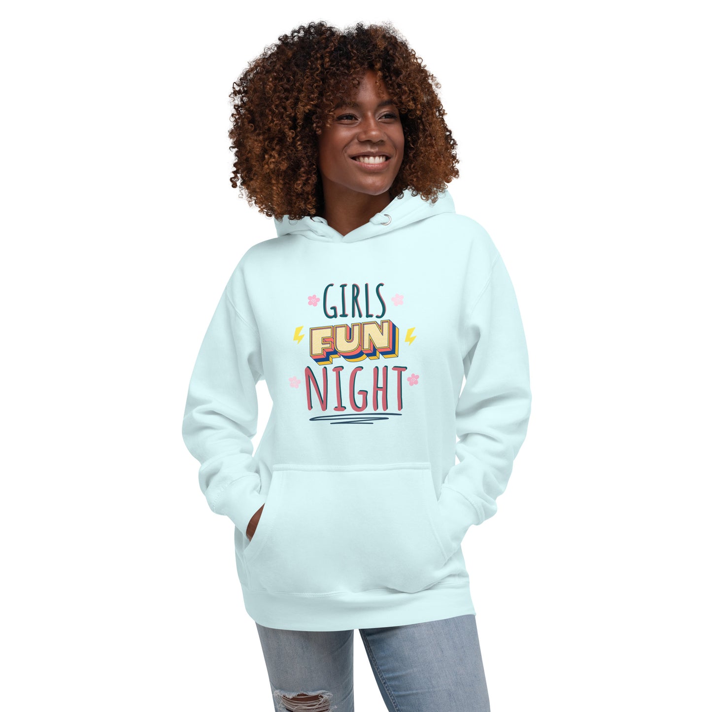 Girls Fun Night Graphic Hoodie