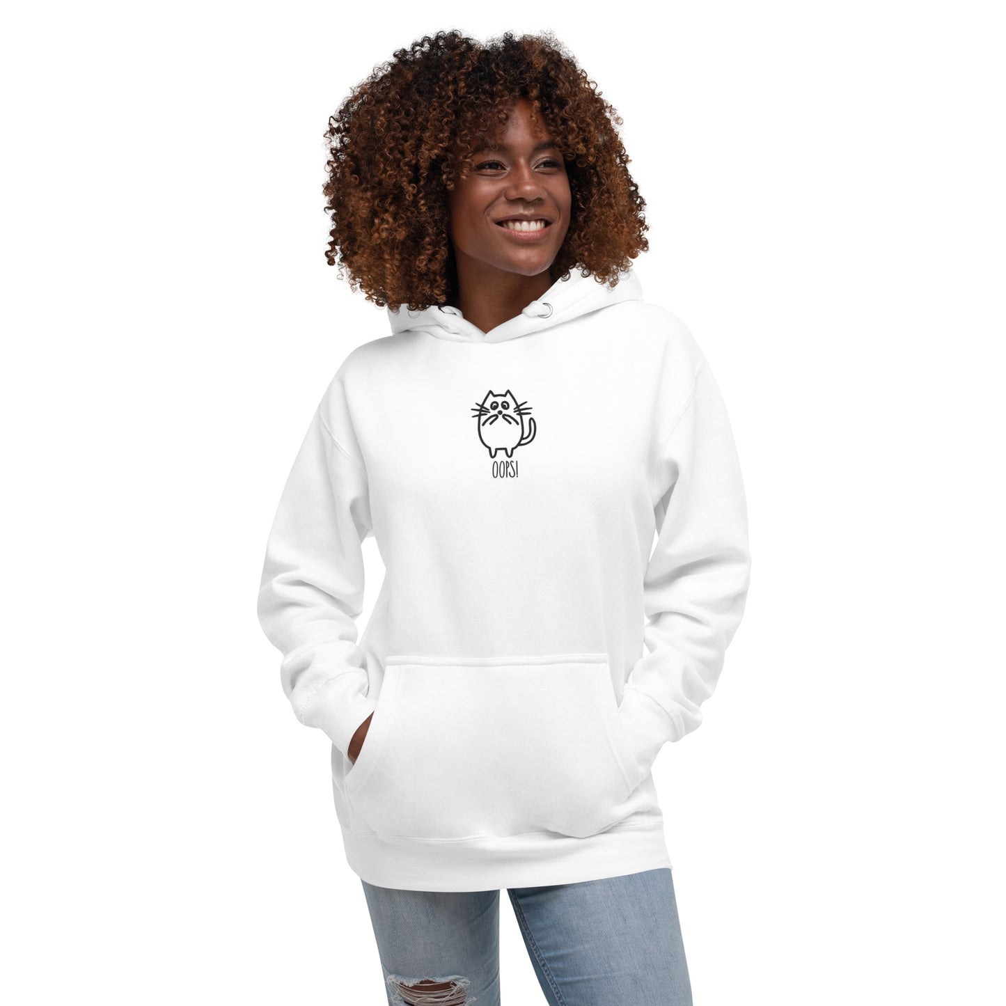 Bella Aster Oops, Cat Women's Hoodie
