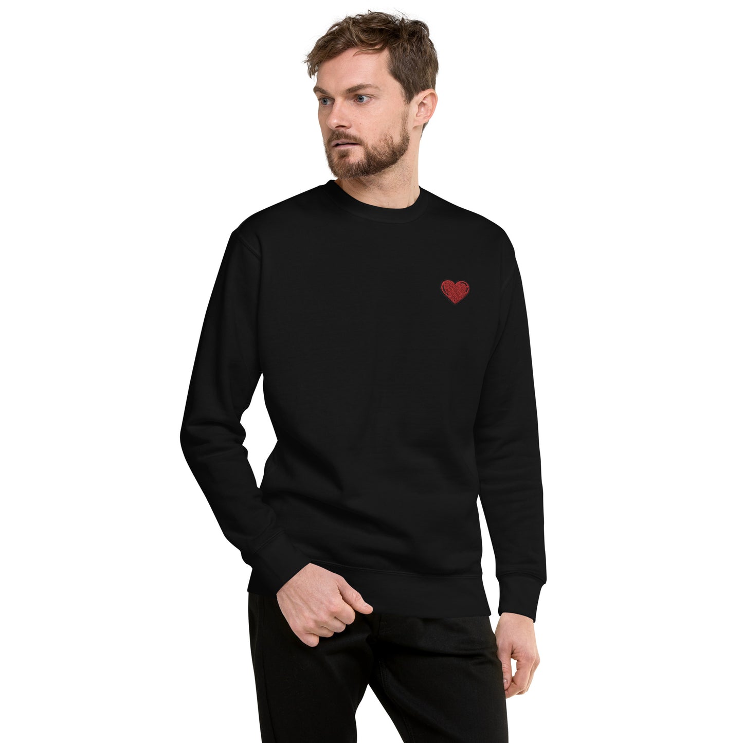 Sweetheart Embroidered Unisex Fleece Pullover