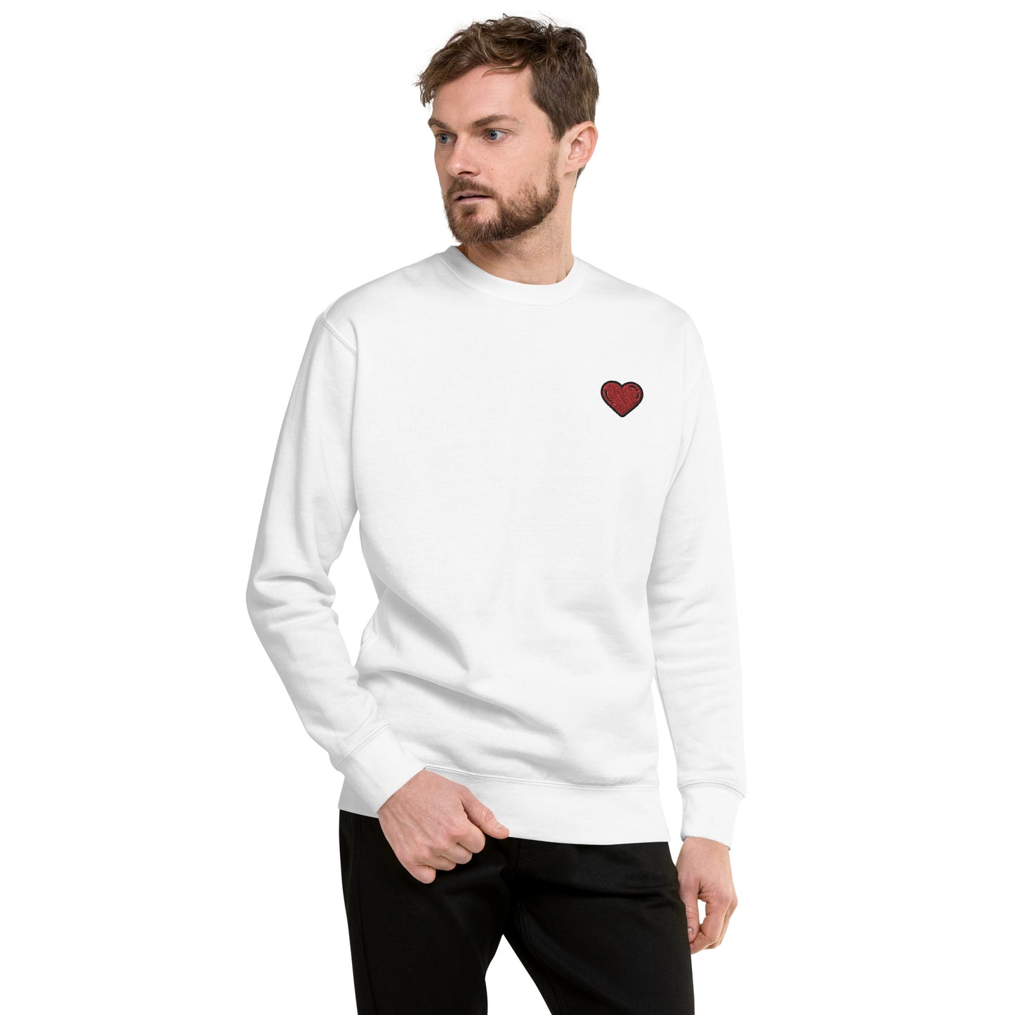 Sweetheart Embroidered Unisex Fleece Pullover