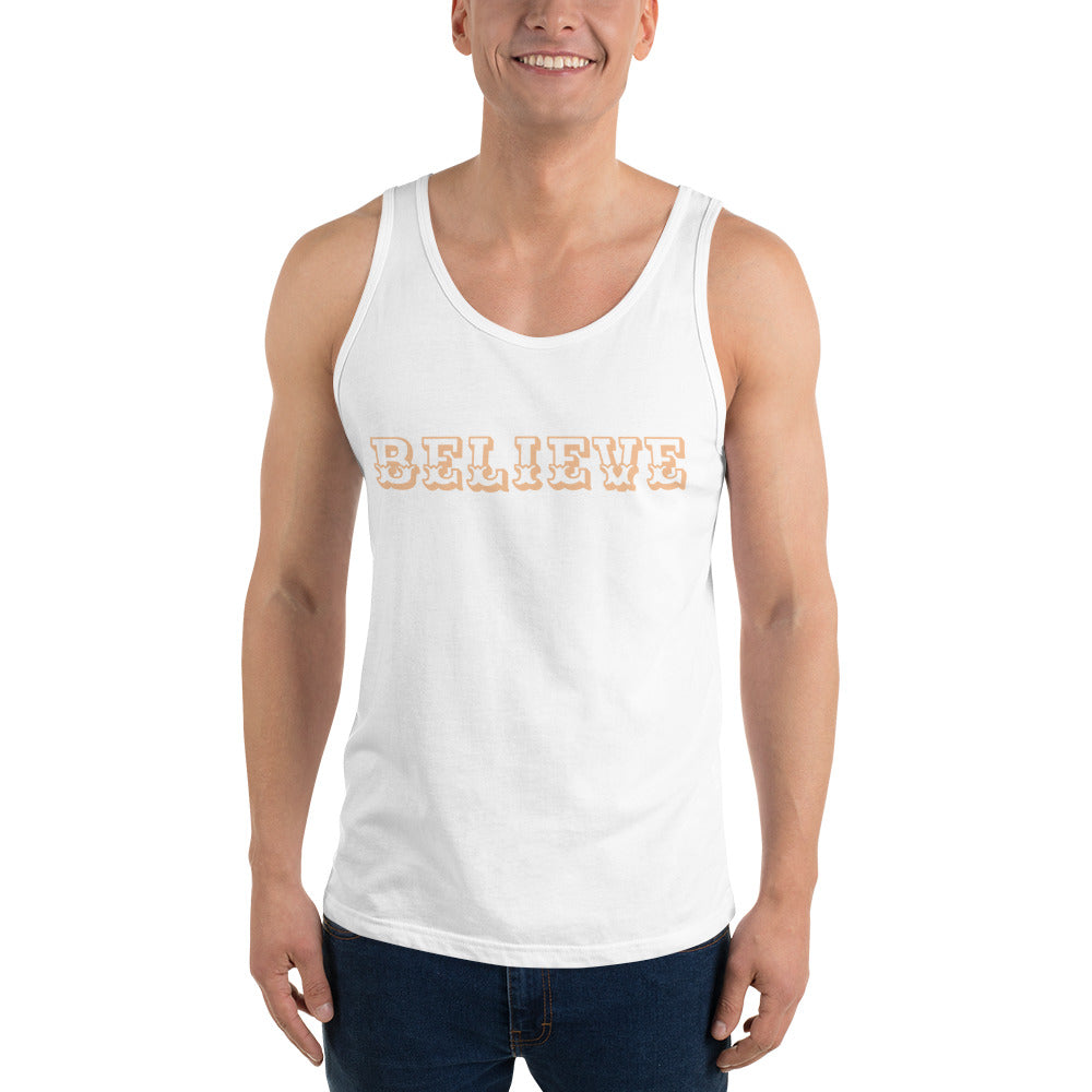 Believe Men's Tank Top - Bloom Seventy Seven