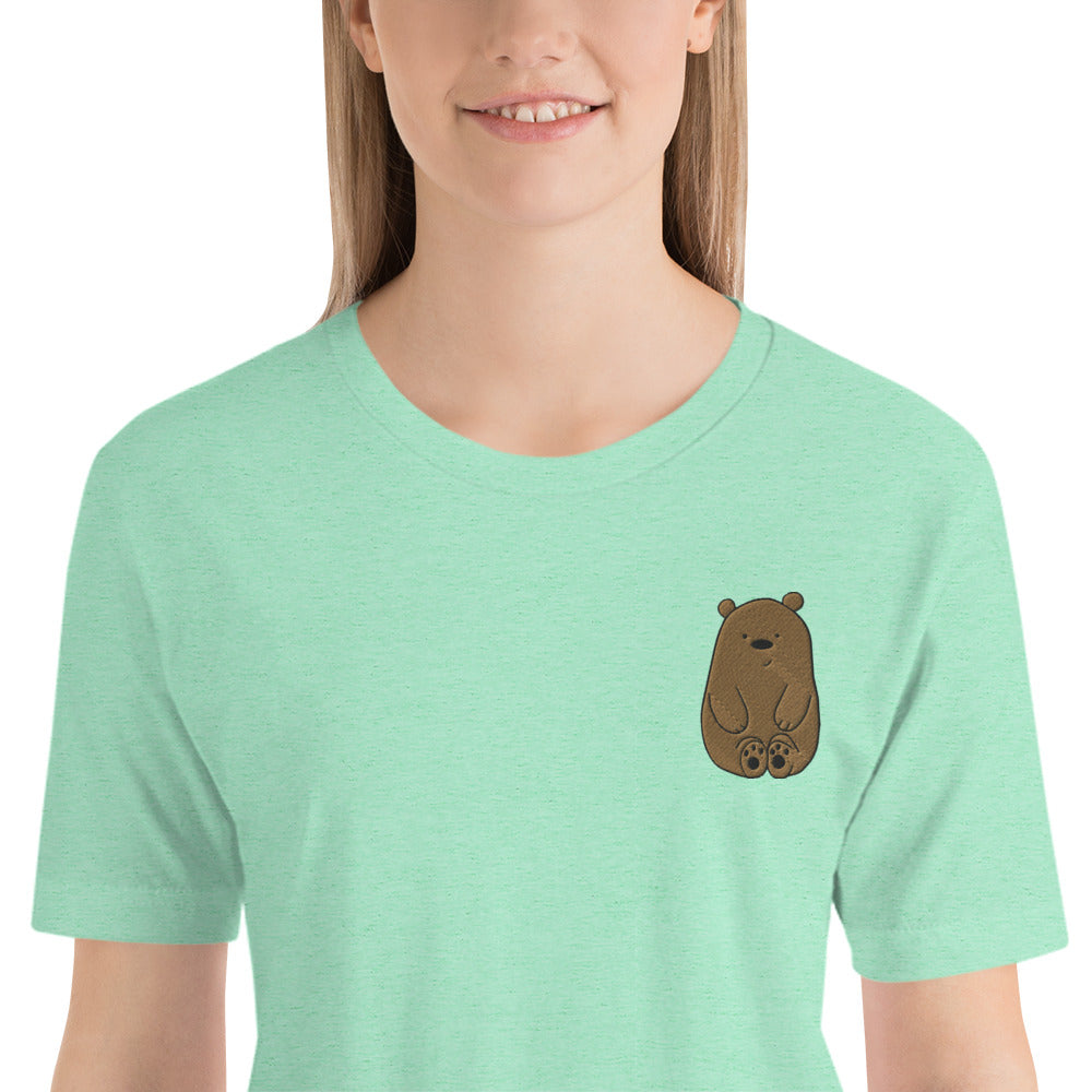Embroidered Bear Unisex T-Shirt