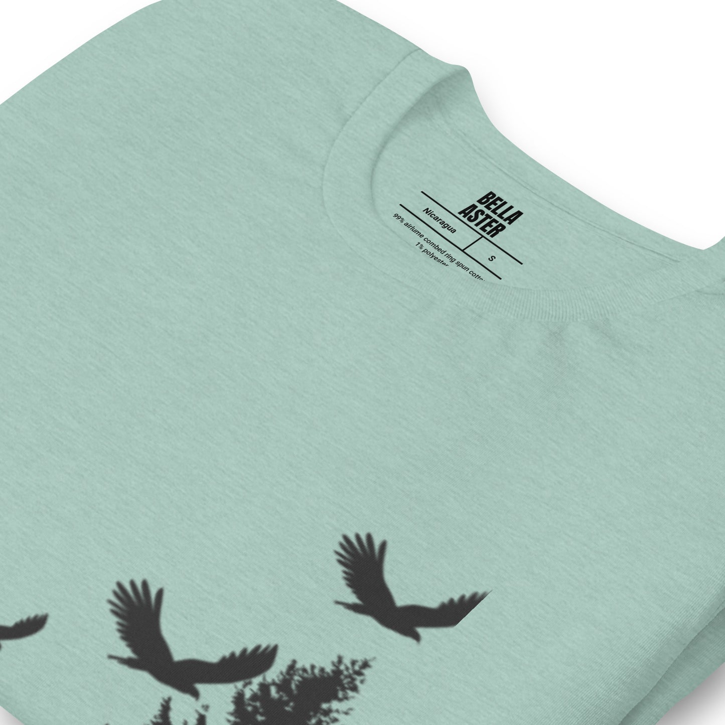 Wild and Free Black and White Design Unisex T-Shirt