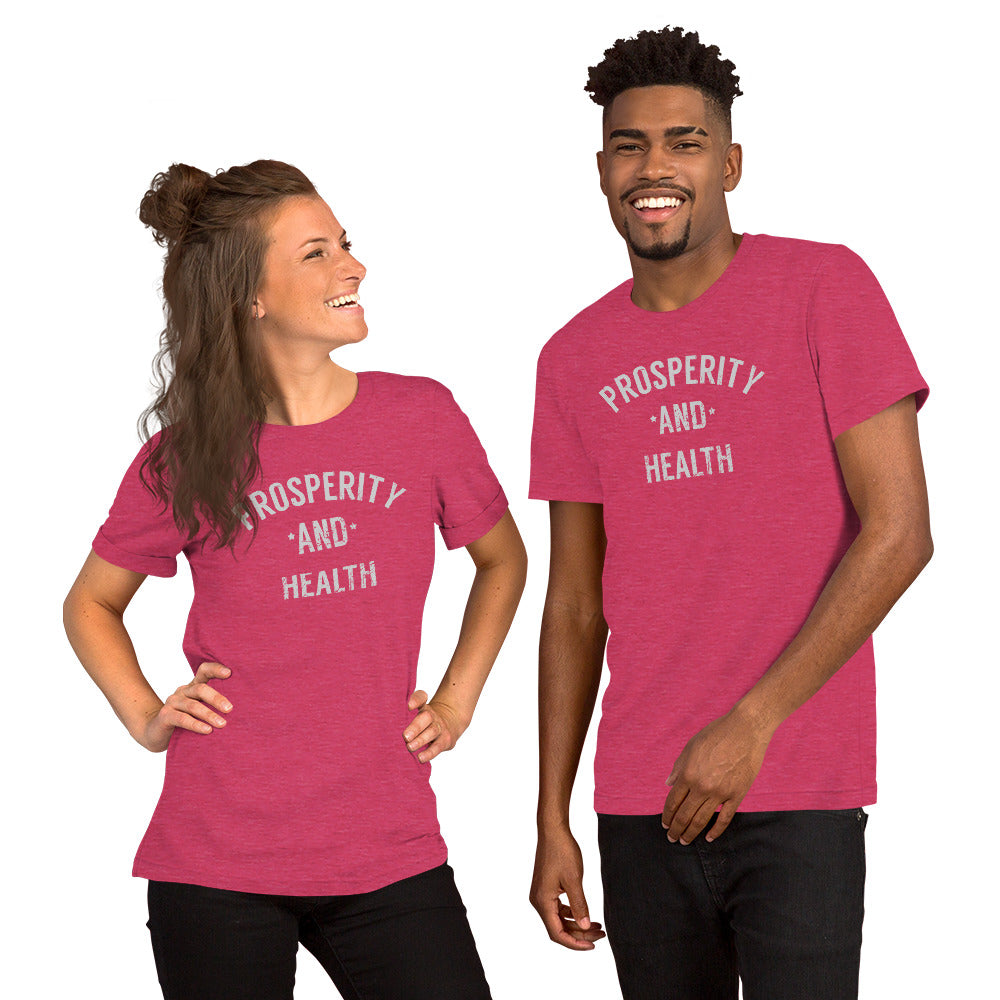 Prosperity And Health Couple Graphic Tees