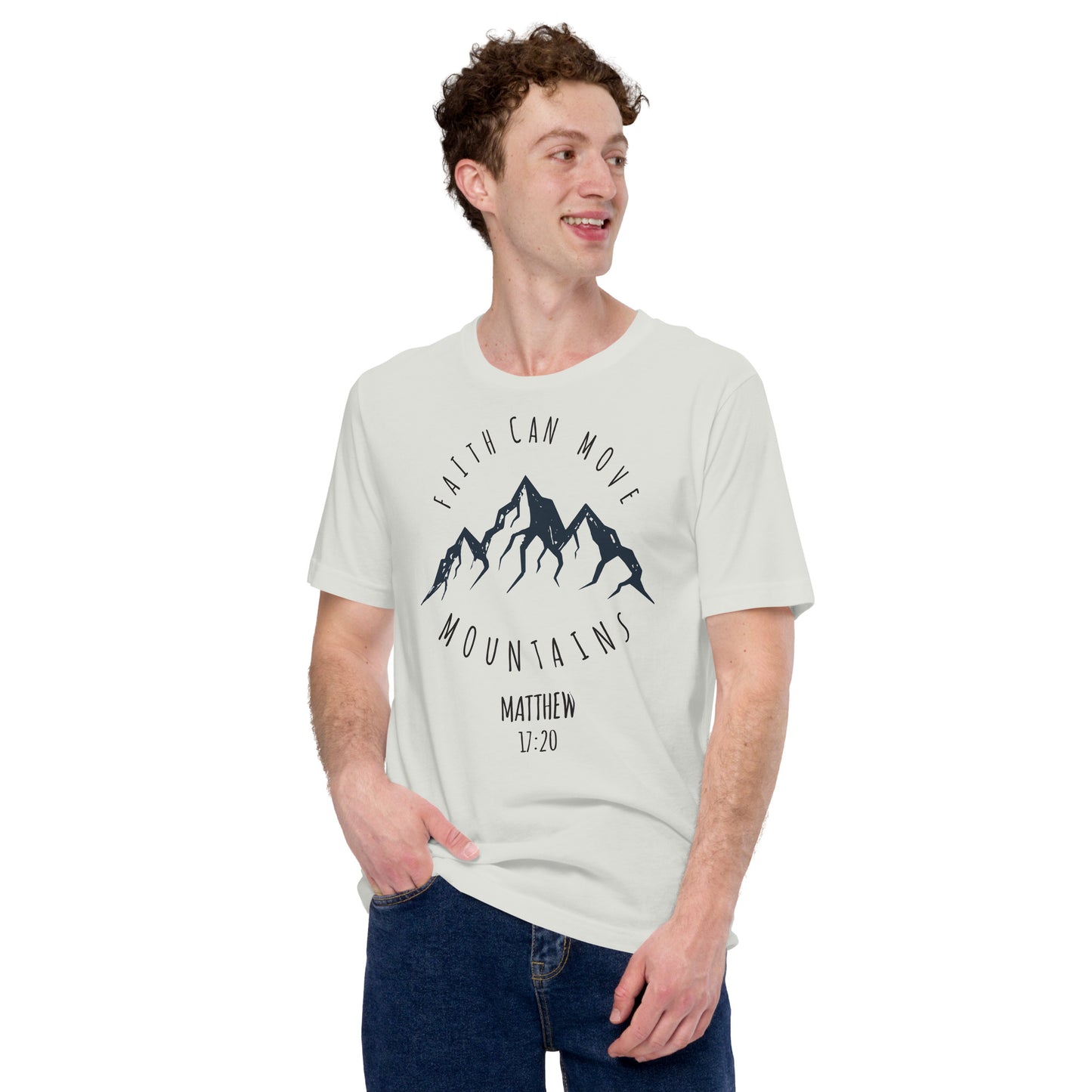 Faith Can Move Mountains Graphic Short-Sleeve T-Shirt - Men