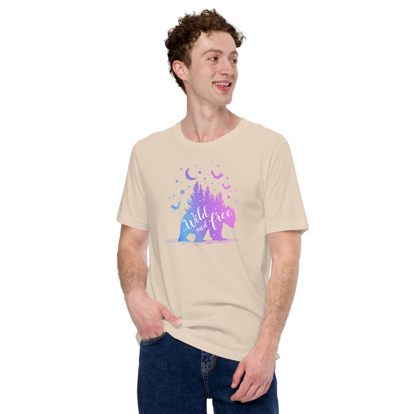Wild and Free Short-Sleeve Unisex T-Shirt