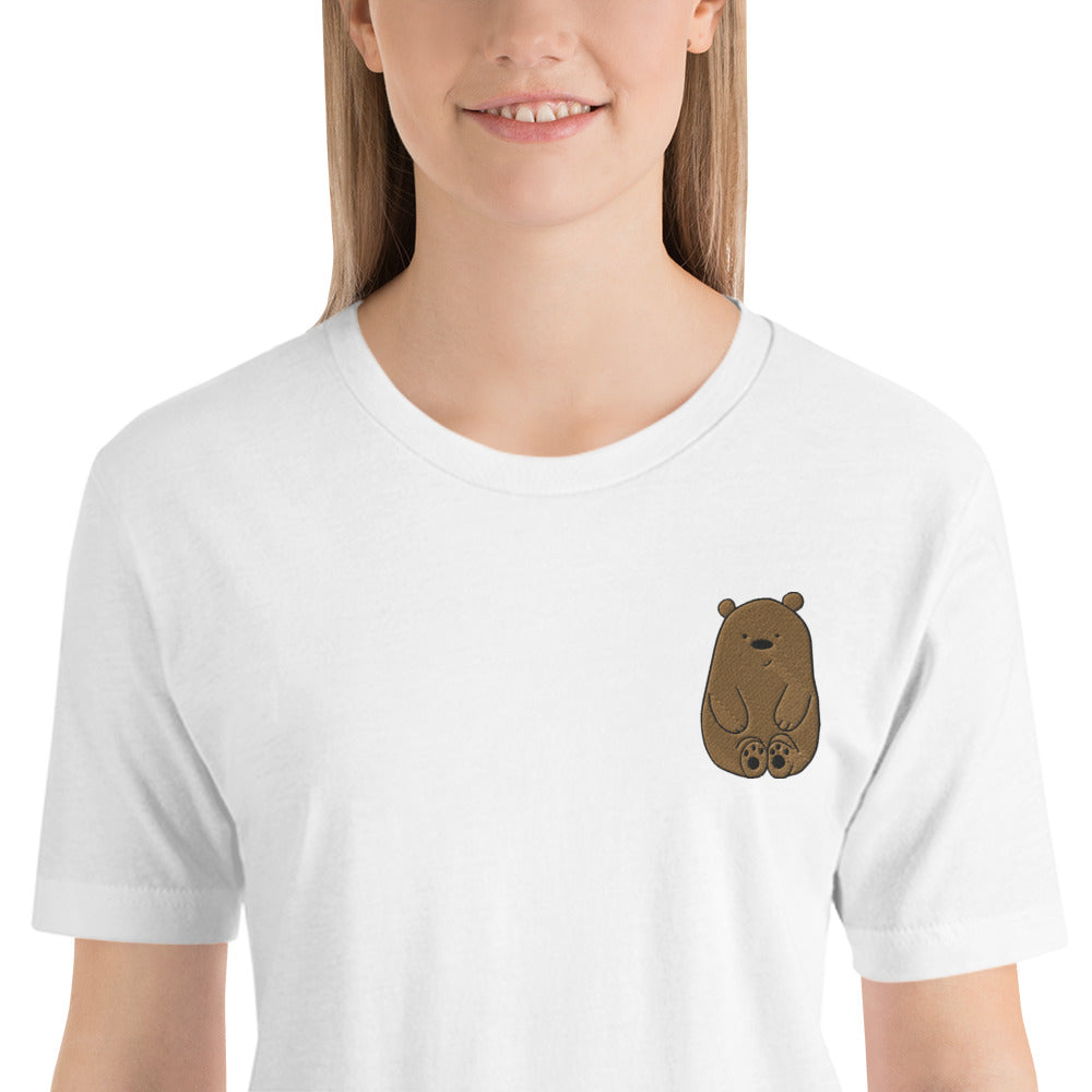 Embroidered Bear Unisex T-Shirt