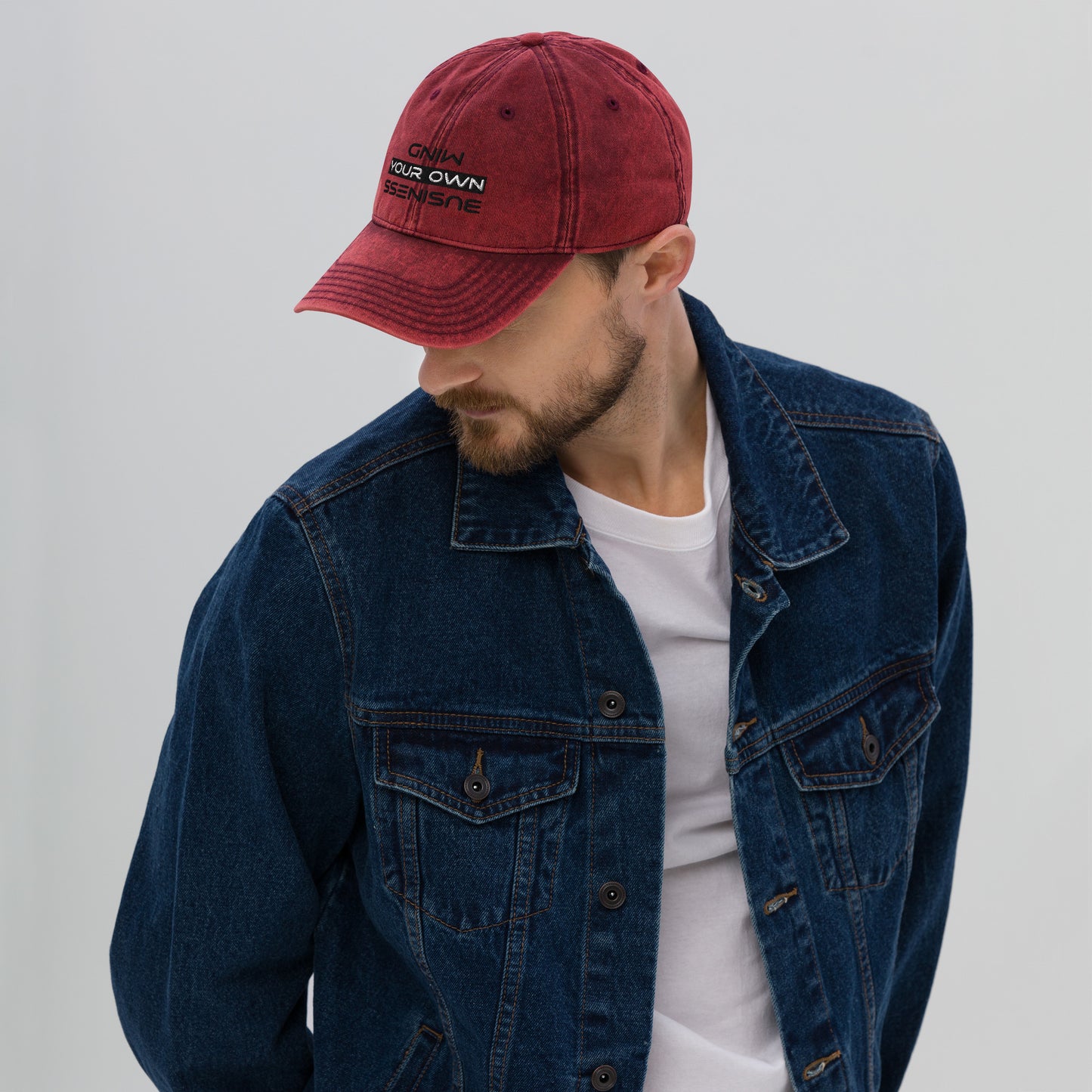 Mind Your Own Business Vintage Cotton Twill Cap