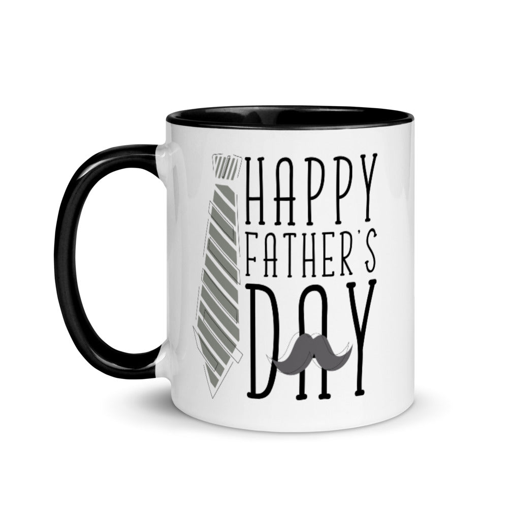 Happy Father's Day Mug with Color Inside
