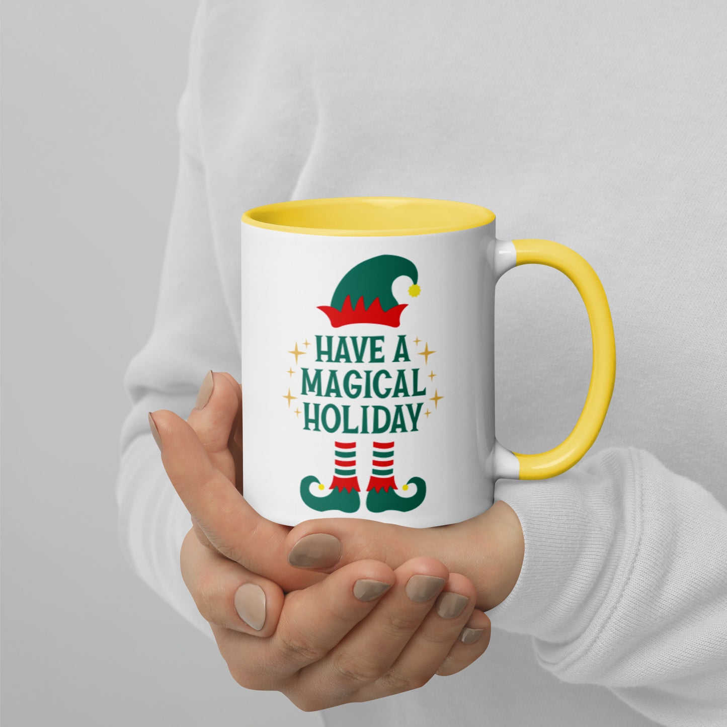 Have A Magical Holiday Mug with Color Inside
