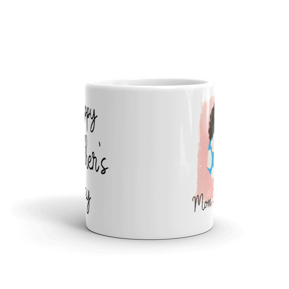 Mom I Love You! White Glossy Mother's Day Mug