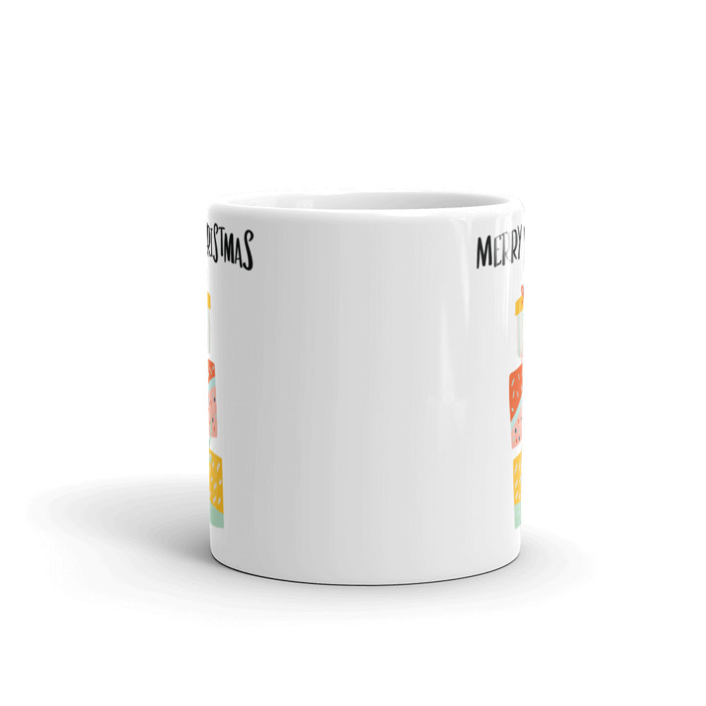 Merry Christmas White Glossy Mug - Gifts