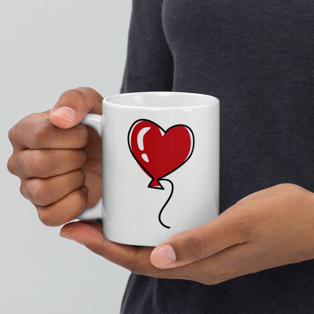 Be Mine White Glossy Mug