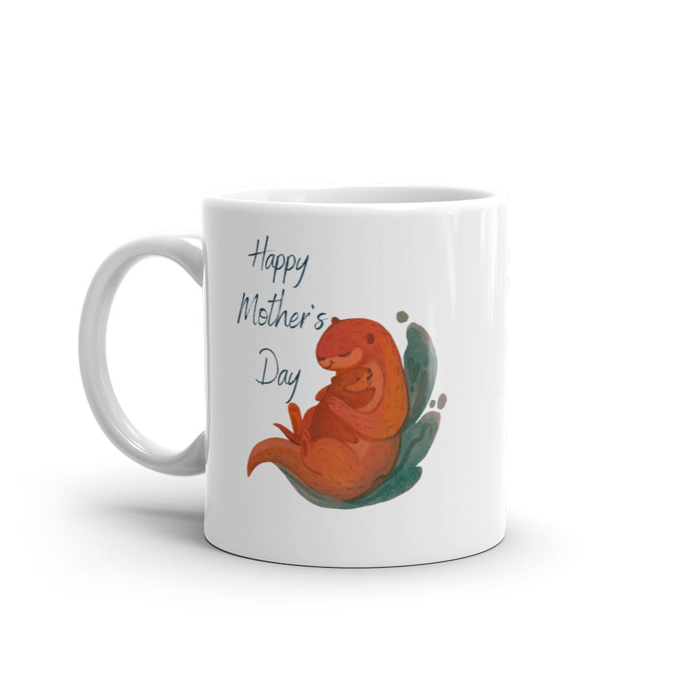 Home is Wherever Mom is White Glossy Mug