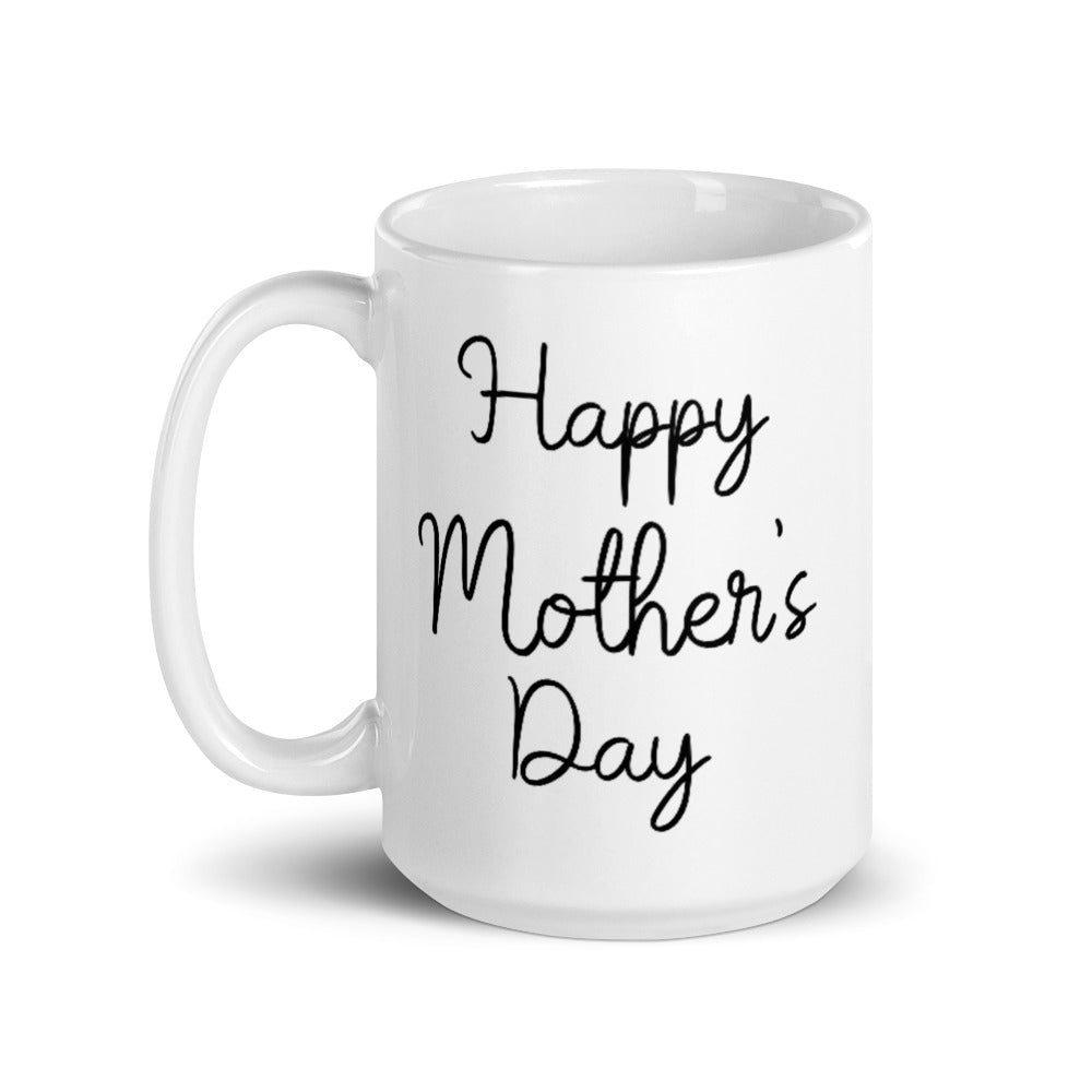 Mom I Love You! White Glossy Mother's Day Mug