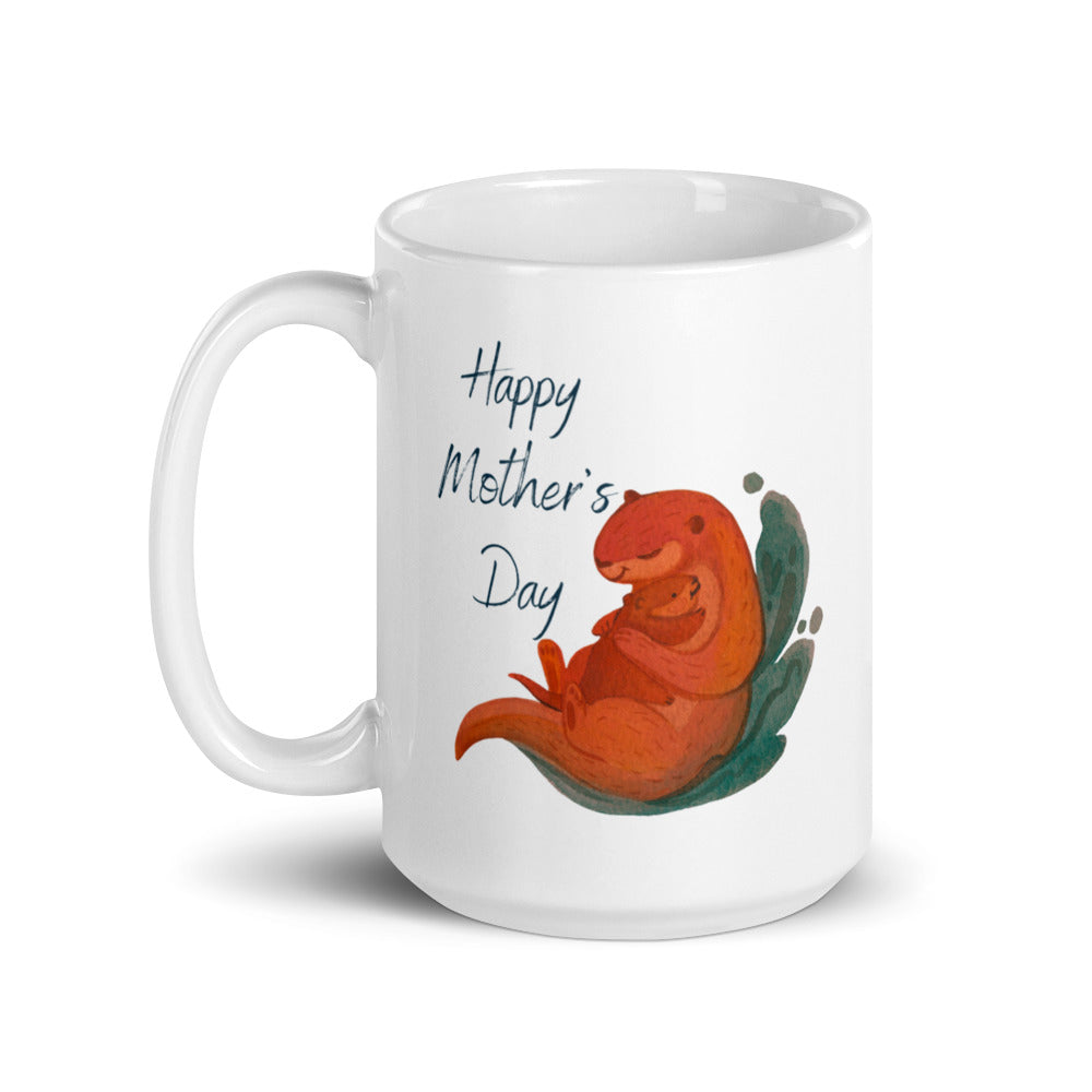Home is Wherever Mom is White Glossy Mug