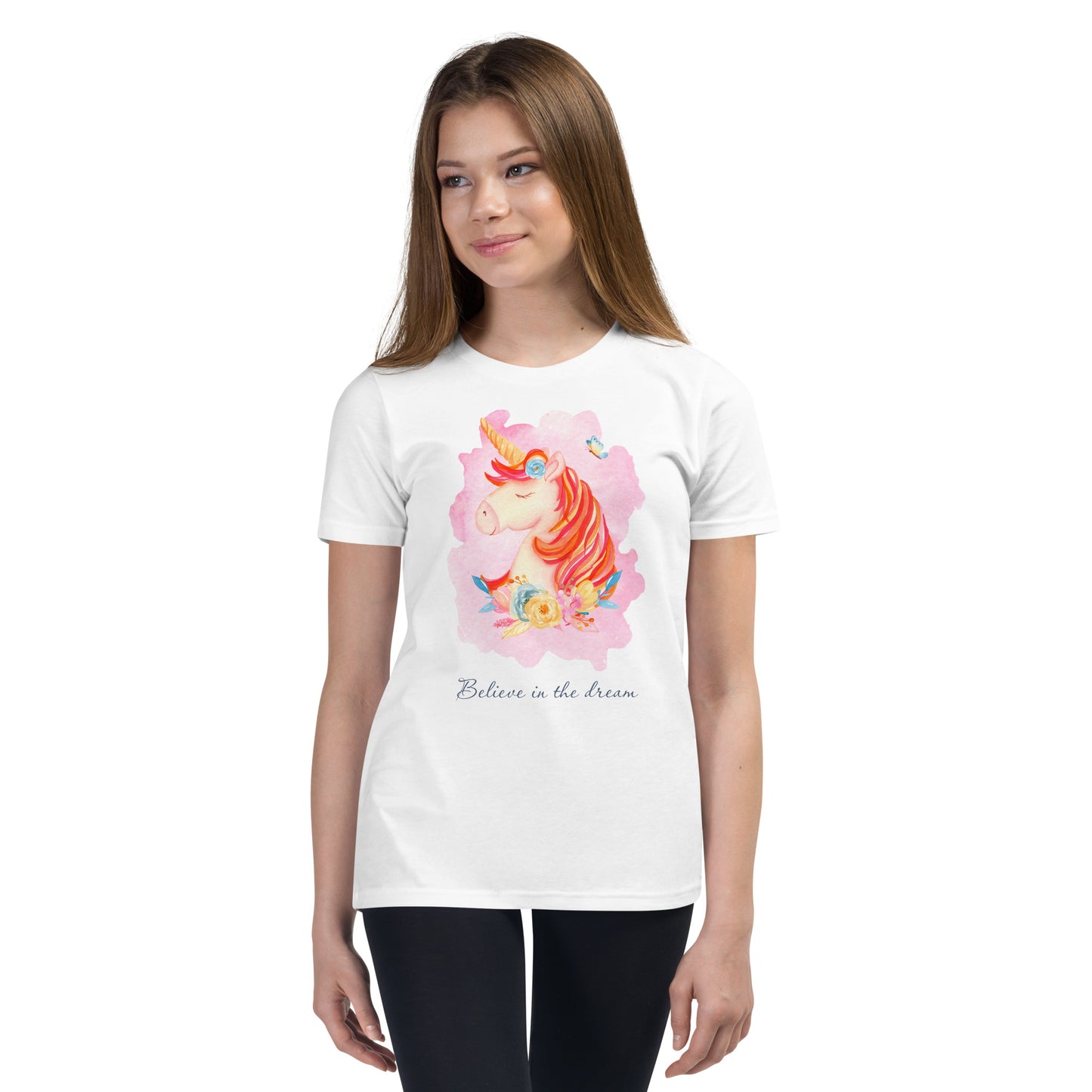 Believe In The Dream Unicorn Girl's T-Shirt
