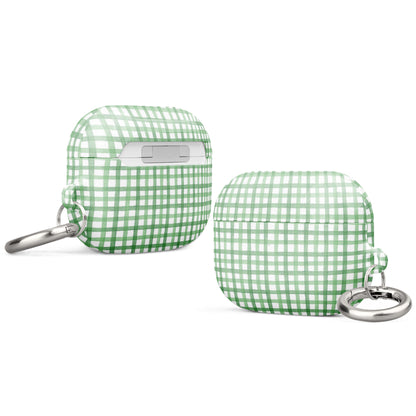 Green Gingham Case for AirPods®