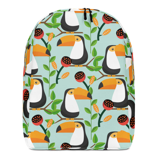 Tropical Bird Minimalist Backpack