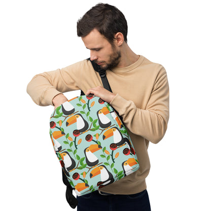 Tropical Bird Minimalist Backpack