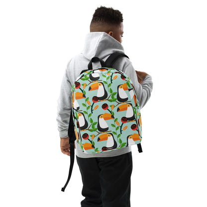 Tropical Bird Minimalist Backpack