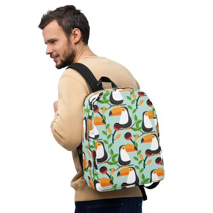 Tropical Bird Minimalist Backpack