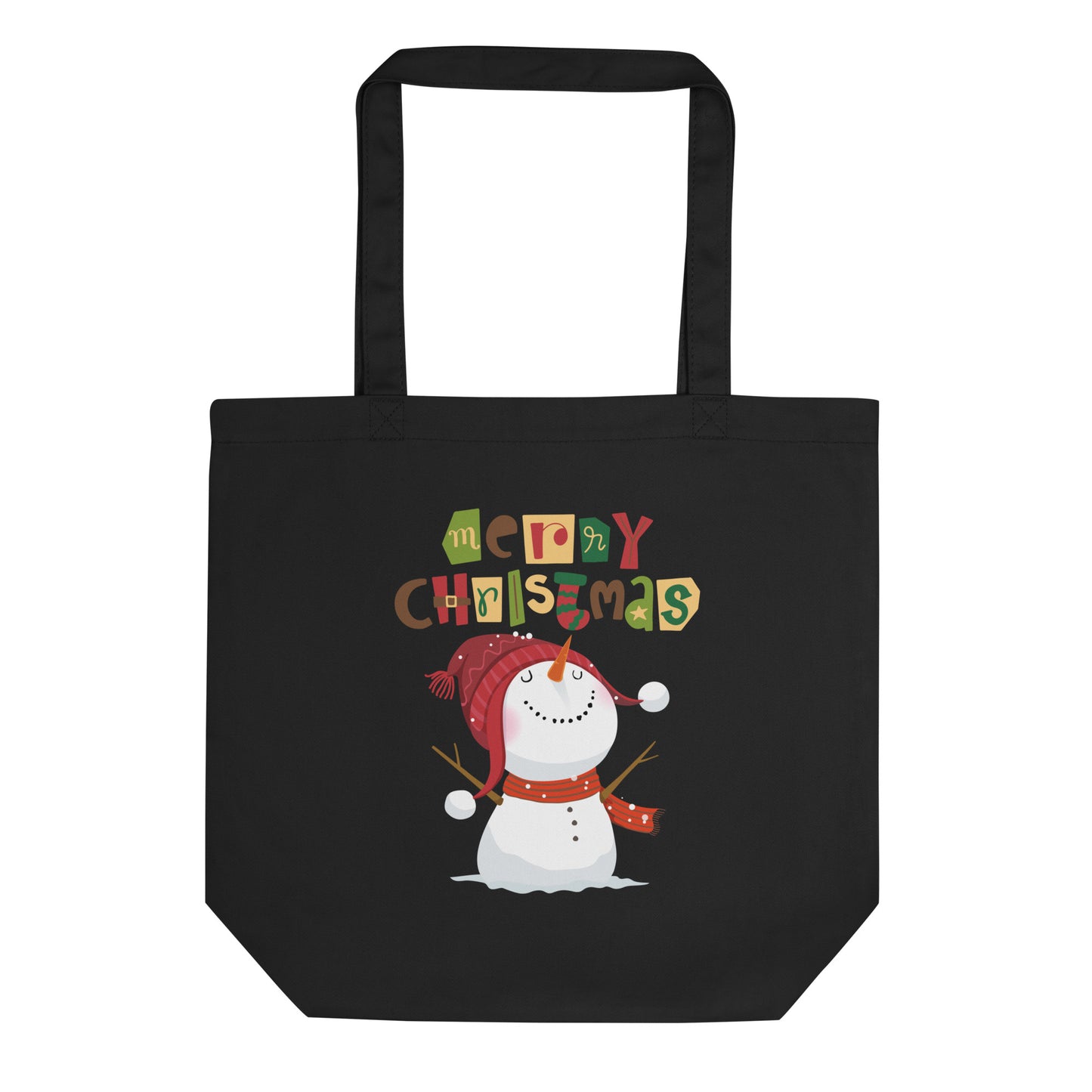 Snowman Christmas Eco Tote Bag