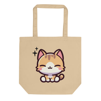 Smiling Cat Eco Tote Bag