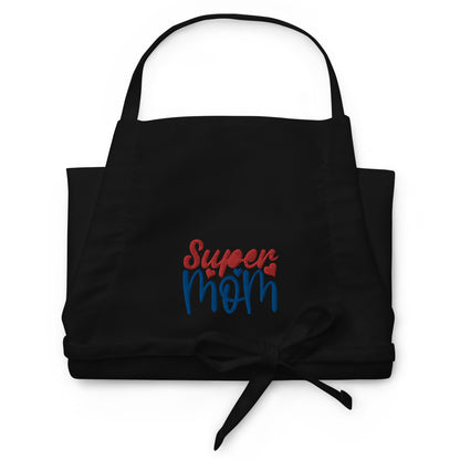 Super Mom Embroidered Apron