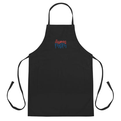 Super Mom Embroidered Apron