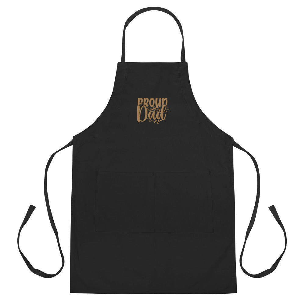 Proud Dad Embroidered Apron